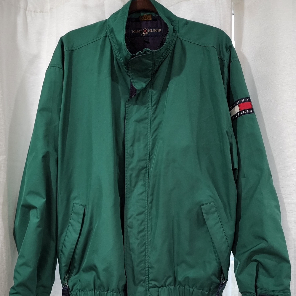 Tommy Hilfiger Golf Collection Green Jacket, Size Large, NWOT